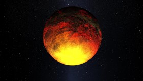 Planeta Kepler-10b. Ma rozmiary odrobinę większe od Ziemi i jest pierwszą zidentyfikowaną obcą planetą typu skalistego. To druga Ziemia, tyle, że ze względu na bliskość do macierzystej gwiazdy bardzo gorąca.