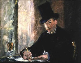 1990 - Édouard Manet, 'Chez Tortoni'. To jedna z największych kradzieży z listy prowadzonej przez FBI.