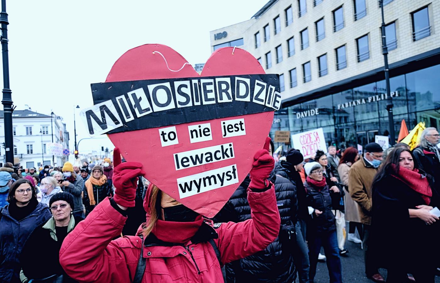 Demonstracja „Stop torturom na granicy” w Warszawie
