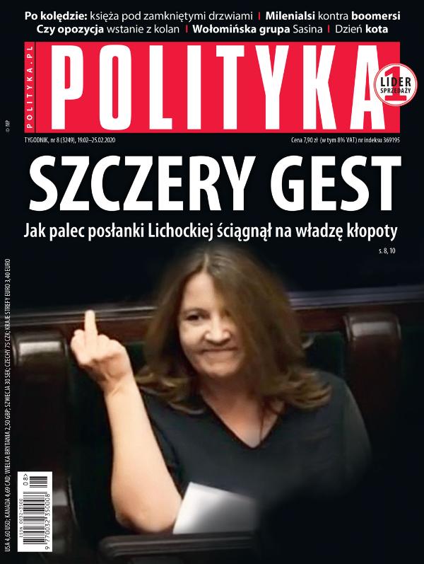 okładka - Polityka 08 2020