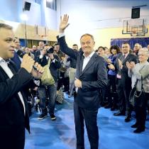 Donald Tusk w Pabianicach