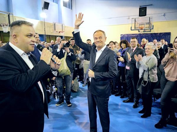 Donald Tusk w Pabianicach