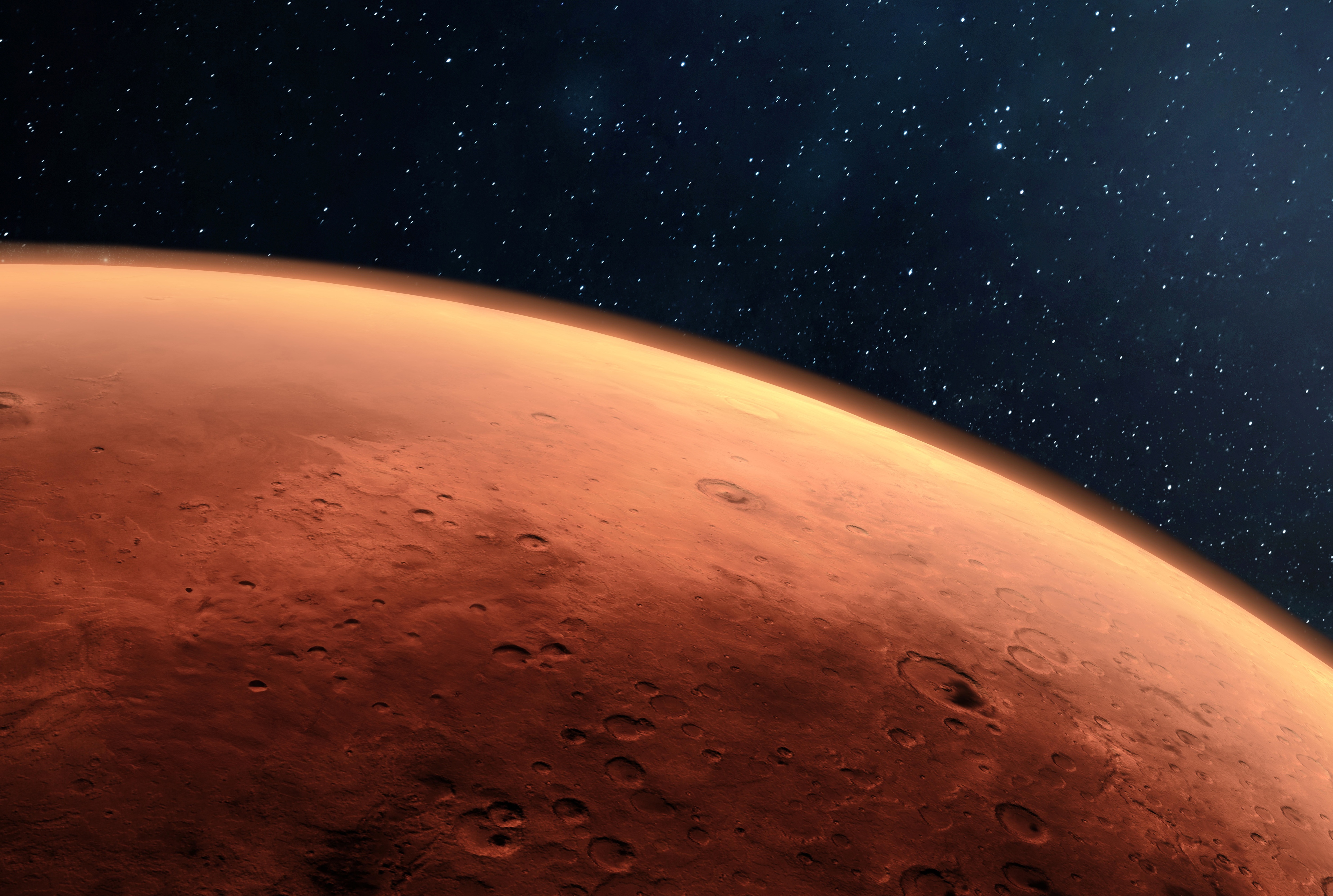 Skąd zielona zorza na Czerwonej Planecie?