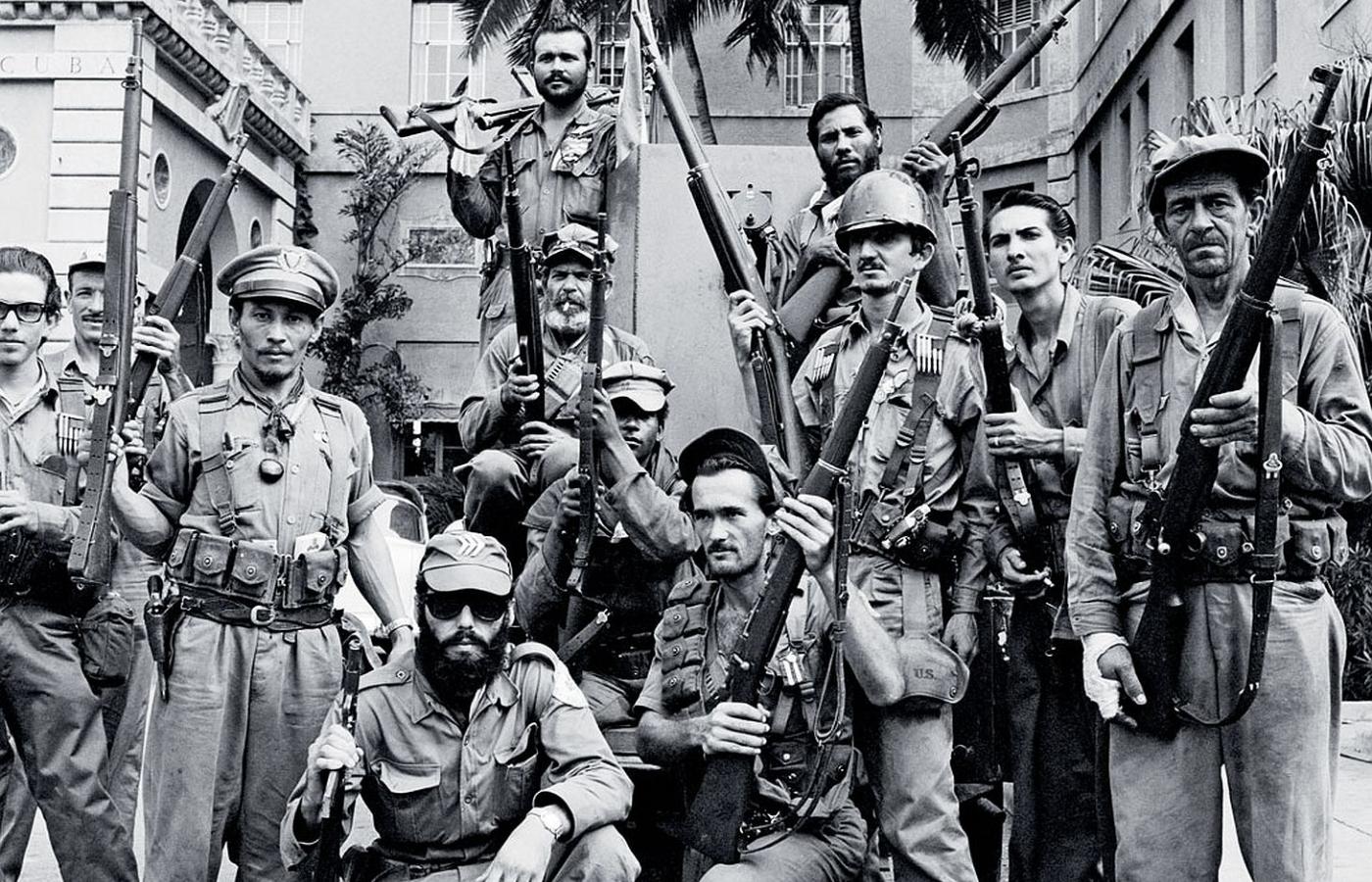 Grupa kubańskich rebeliantów, Hawana, 1959 r.