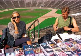 Stanowisko muzyczne na Stadionie X-lecia. Lata 90. XX w.