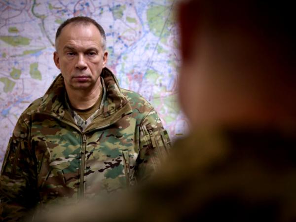 Naczelny dowódca Sił Zbrojnych Ukrainy gen. Oleh Syrski.