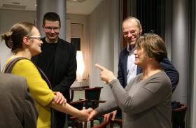 Elżbieta Kępińska, przedstawicielka rodziny Rakowskich, gratuluje tegorocznym laureatom. Do zobaczenia za rok!