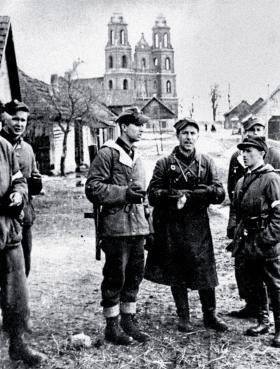 Ostatnia koncentracja 5. Brygady Wileńskiej AK w Stoczku k. Poświętnego.