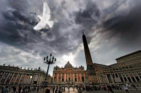 Plac św. Piotra w Rzymie.
