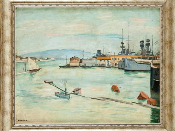 Szymon Mondzain, Port w Tulonie, 1929 r.