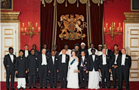 Spotkanie Elżbiety II z przedstawicielami Wspólnoty Narodów, 1966 r.