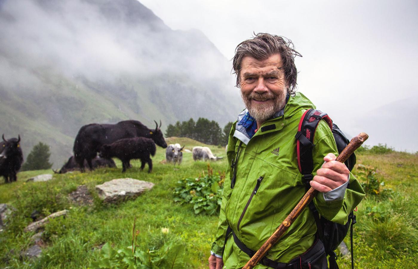 Reinhold Messner w południowym Tyrolu, lipiec 2020 r.