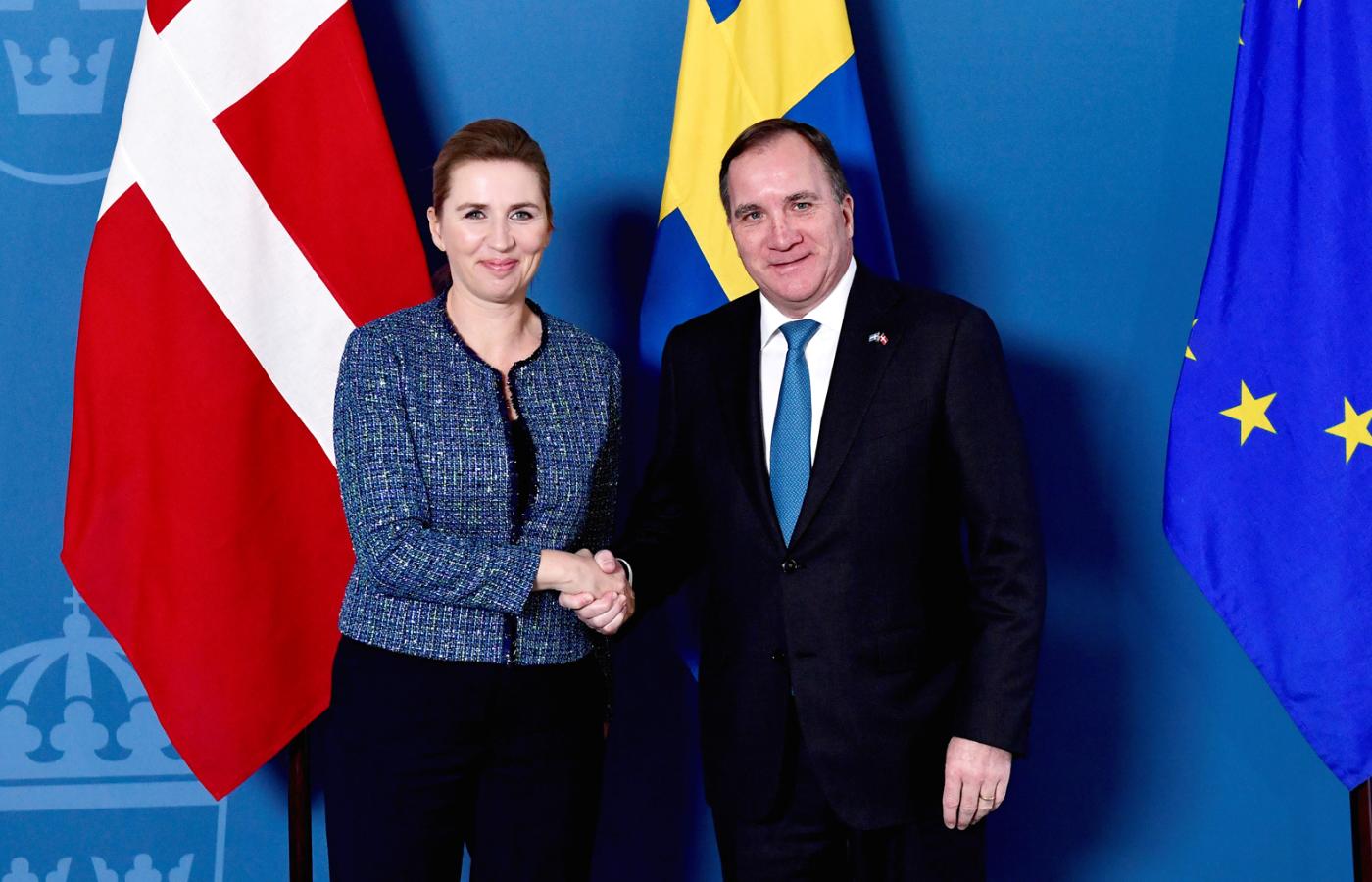 Duńska premier Mette Frederiksen i szwedzki premier Stefan Löfven ogłosili współpracę w zwalczaniu przestępczości.
