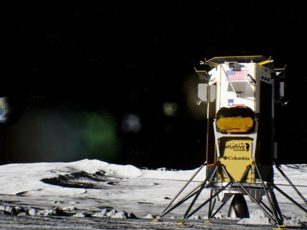 Sonda Odyseusz wylądowała na powierzchni Księżyca, 22 lutego 2024 r.