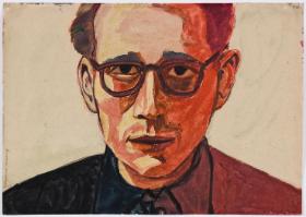 „Autoportret czerwony”, niedatowany.