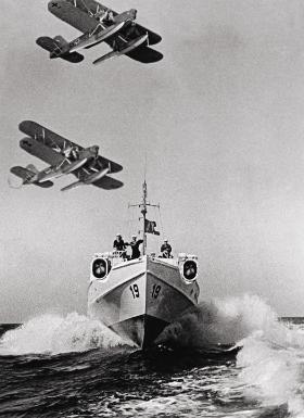 Niemiecki kuter torpedowy na Bałtyku, lato 1939 r.