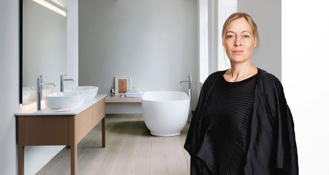 Cecilie Manz. Studiowała w Królewskiej Duńskiej Akademii Sztuk Pięknych w Kopenhadze i na Uniwersytecie Sztuki i Designu w Helsinkach. Projektuje meble, lampy, naczynia, a także ceramikę łazienkową. W tle: powstała w 2017 r. i rozwijana z jej udziałem linia Luv firmy Duravit.