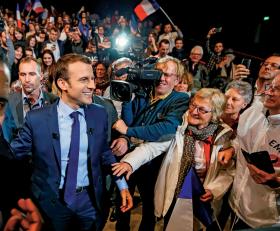 Emmanuel Macron, założyciel ugrupowania En Marche!