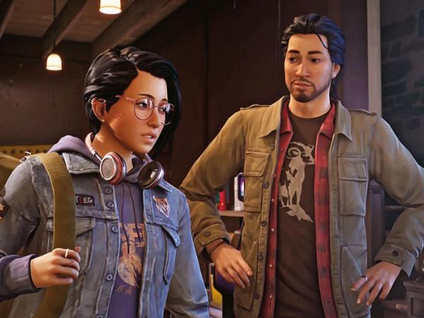 Kadr z gry „Life is Strange: True Colors” przedstawiający głównych bohaterów.