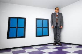 Prof. Łukasz Turski i złudzenia optyczne.