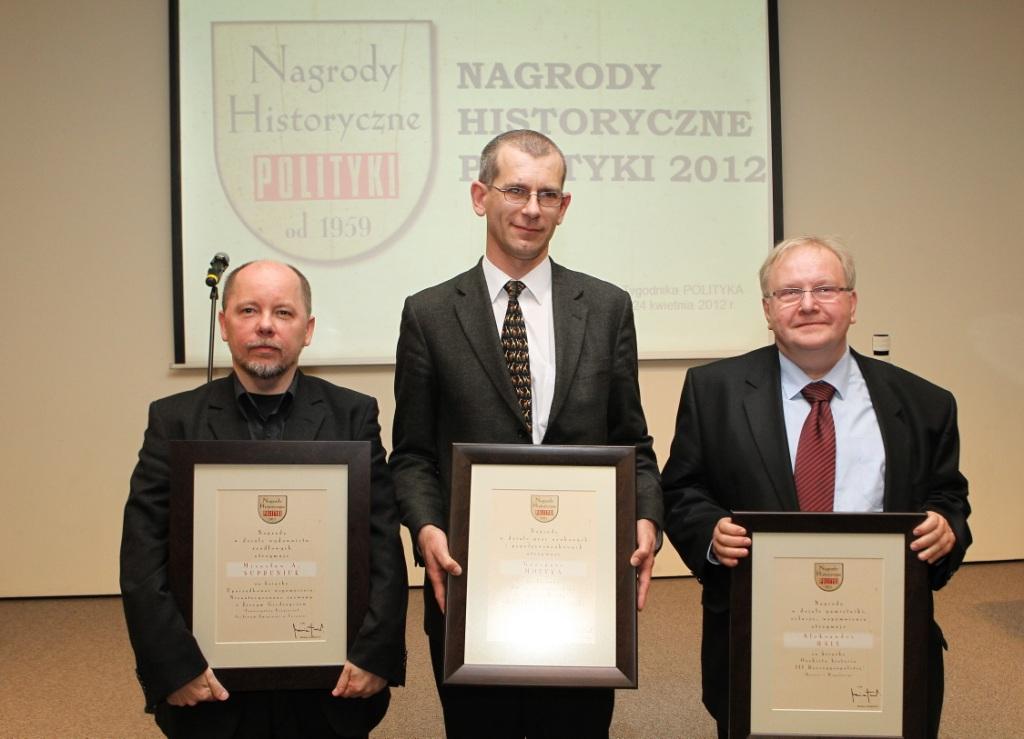 Nagrody Historyczne POLITYKI 2012 Wręczone - Polityka.pl