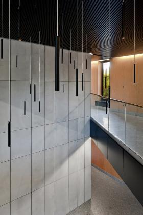 Wnętrze budynku Thespian we Wrocławiu.