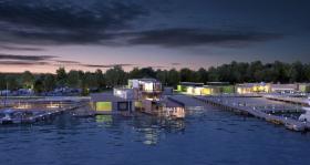 Trzy pracownie przygotowały projekt wspólnie, kierując się nadrzędną i doskonale zrealizowaną ideą prymatu natury nad architekturą i jak najlepszego wkomponowania obiektów w przyrodę.