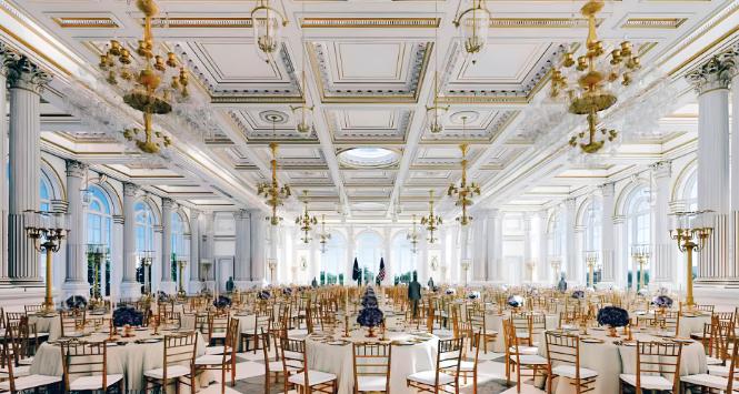 Projekt olbrzymiej sali balowej w Białym Domu według Trumpa