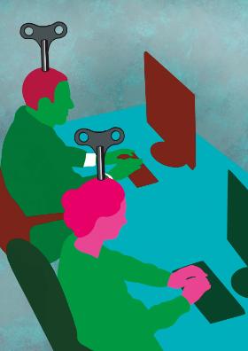 Poddajemy się korpociągowi masowo, dobrowolnie, mamieni stałością zatrudnienia i tzw. kulturą korporacyjną.