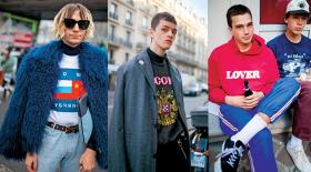 Modna zachodnia ulica; na pierwszym zdjęciu Gary Armstrong z „GQ”