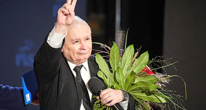Jarosław Kaczyński w Sieradzu. 16 października 2022 r.