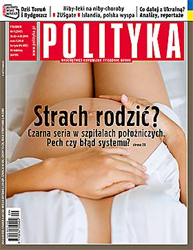 Okładka najnowszego numeru POLITYKI.