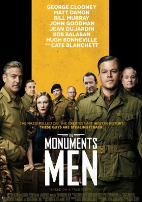 Oryginalny plakat do 'Obrońców skarbów', czyli 'The Monuments Men'
