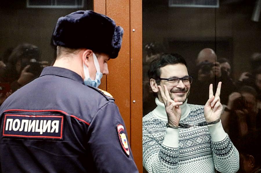 Ilia Jaszyn w sądzie, 9 grudnia 2022 r.
