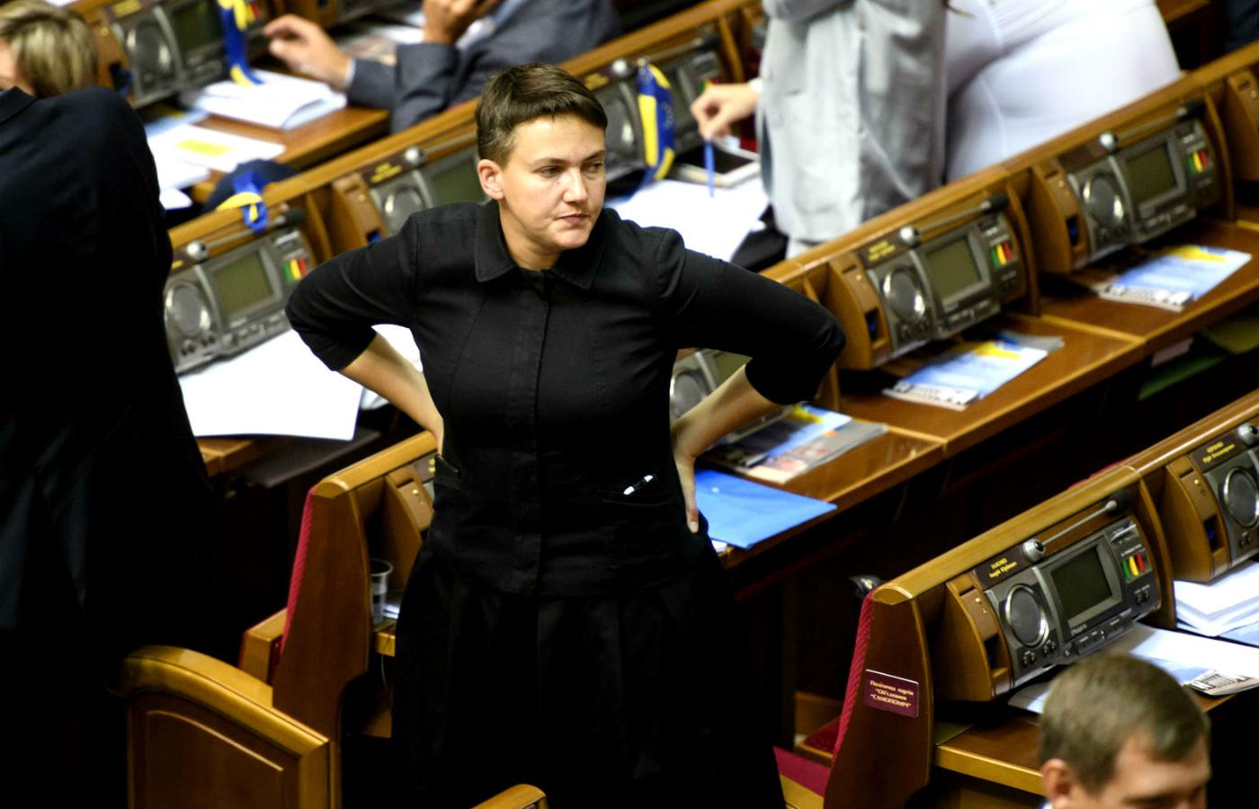 Nadię Sawczenko wybrano do Rady Najwyższej z list partii Batkiwszczyna Julii Tymoszenko.