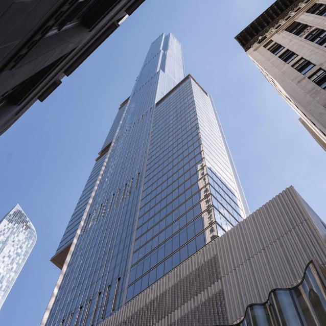Central Park Tower na Manhattanie (472 m) oddany do użytku w 2019 r.