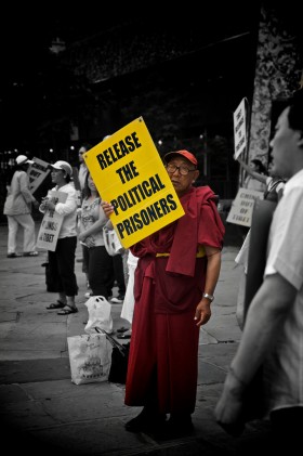 W wielu miejscach na świecie przypomina się o sytuacji Tybetu i Tybetańczyków.