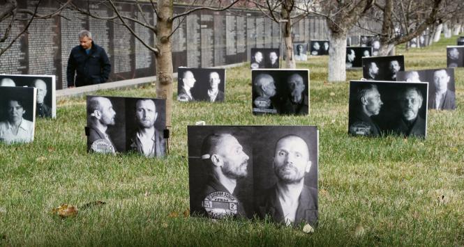 Ogród Pamięci na dawnym poligonie strzeleckim NKWD w Butowie pod Moskwą. W latach 1937–38 podczas masowych egzekucji stracono tu ponad 20 tys. osób.