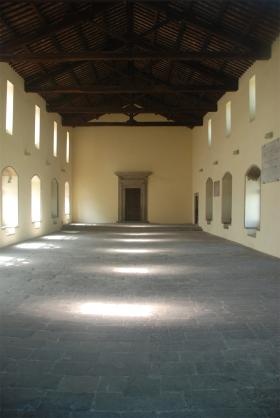 „Sala konklawe” w pałacu w Witerbo - to tu zamknięci zostali kardynałowie-elektorzy.