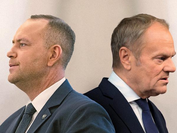 Karol Nawrocki i Donald Tusk