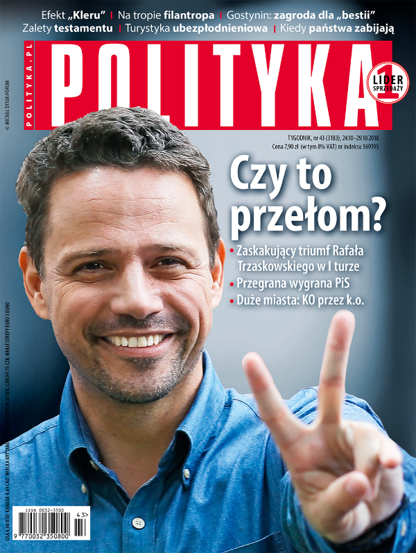 okładka - Polityka 43 2018