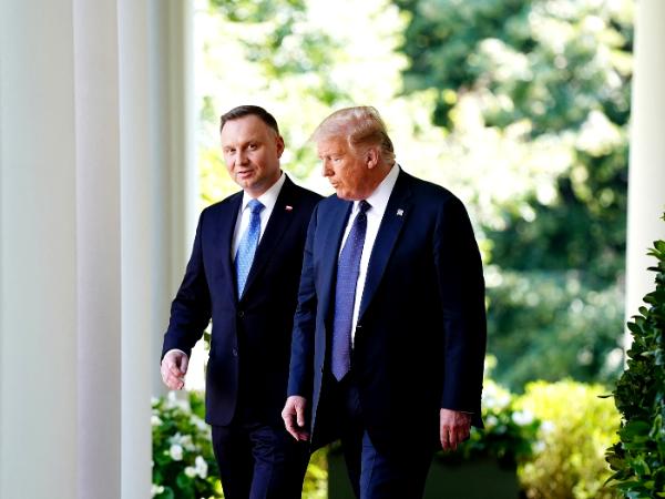 Andrzej Duda i Donald Trump, czerwiec 2020 r.