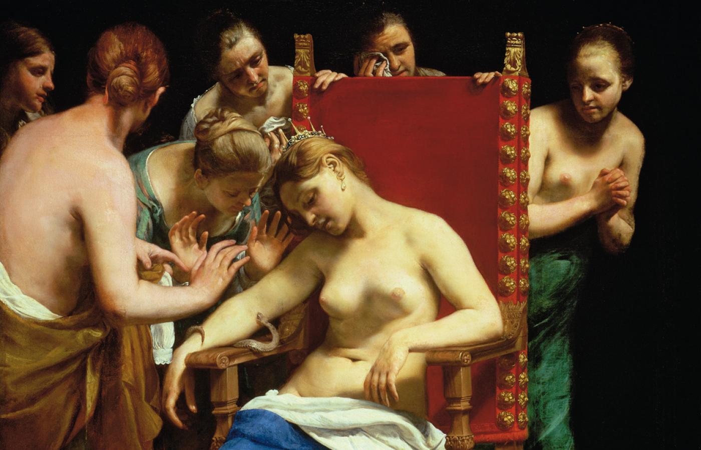 Guido Cagnacci, „Śmierć Kleopatry”, ok. 1659 r.