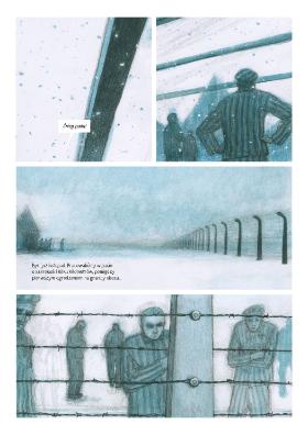 Oniryczna powieść graficzna Gaétana Nocqa „Raport W” o rotmistrzu Pileckim.
