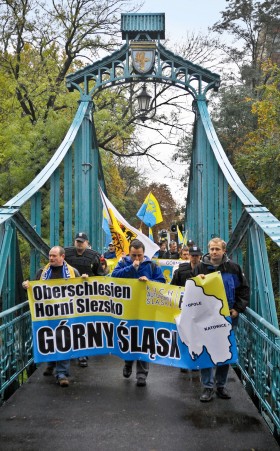 Manifestacja Ruchu Autonomii Śląska w Opolu