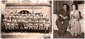 Od lewej: Policjanci z Śahpuru, 1937 r. Maharadźa Dźajpuru Radźeśwar Saramad z żoną Aleksandrą McBride, byłą pielęgniarką, 1949 r.