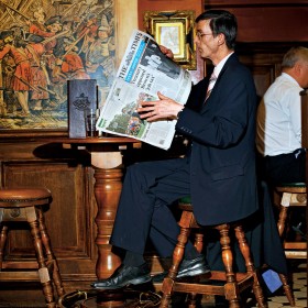 Męski lunch (Spadająca Gwiazda w Londynie).