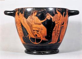 Skyfos ze sceną mitologiczną z V w. p.n.e.