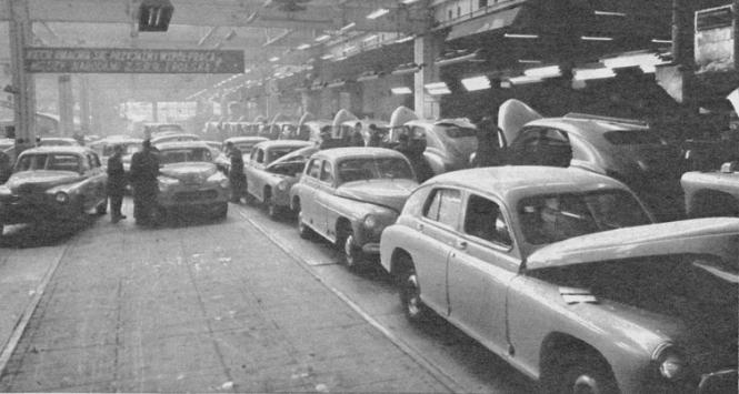 Warszawska Fabryka Samochodów Osobowych w latach 50.