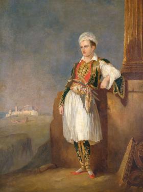 Lord Byron; portret z 1830 r.